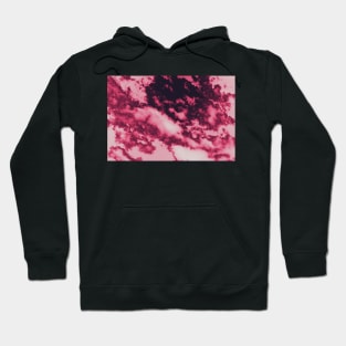 Pink marble clouds Hoodie